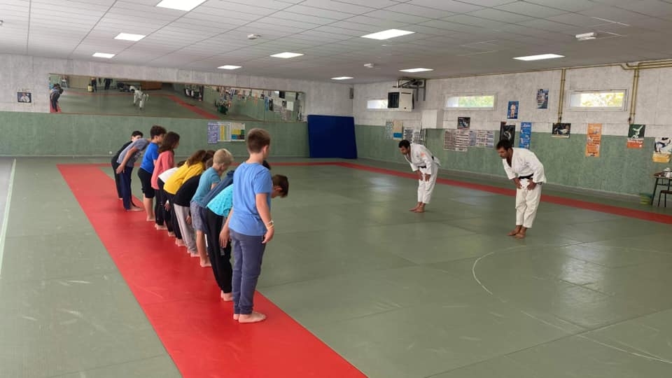 Initiation judo pour le club de rugby